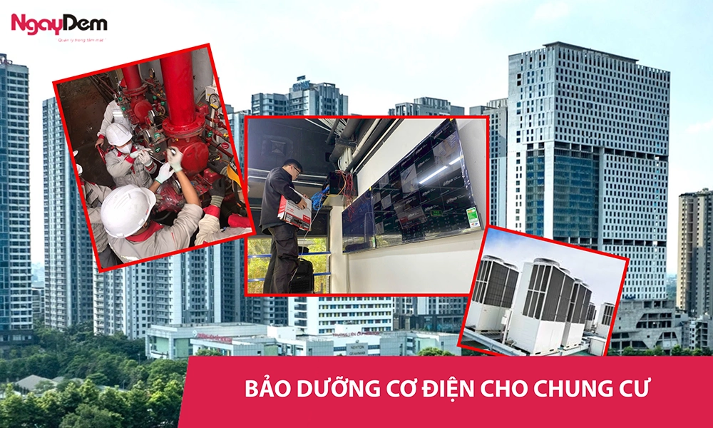 Bảo trì bảo dưỡng hệ thống cơ điện cho chung cư trọn gói 