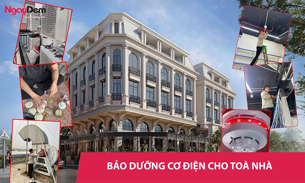 Bảo trì bảo dưỡng hệ thống cơ điện cho toà nhà trọn gói giá tốt nhất