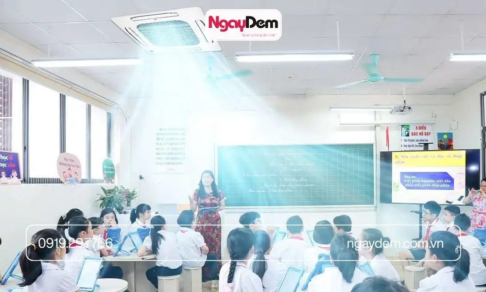 Đặc thù điều hoà của trường học - trung tâm đào tạo