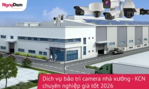 Dịch vụ bảo trì bảo dưỡng camera nhà xưởng kcn