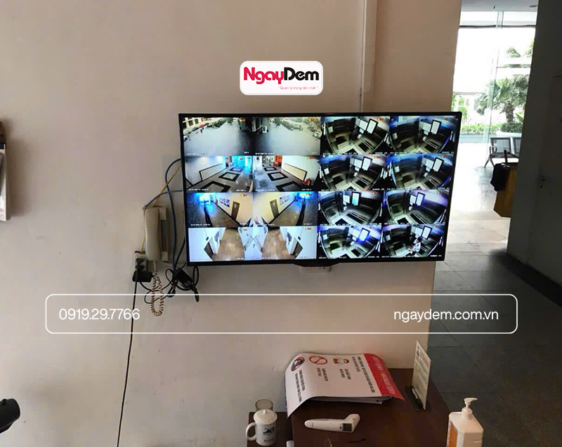 Dịch vụ lắp đặt camera khách sạn giá tốt: Bảo hành 24 Tháng