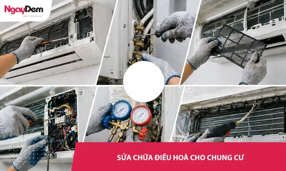 Dịch vụ sửa chữa điều hoà cho chung cư – Nhanh gọn – Chính xác
