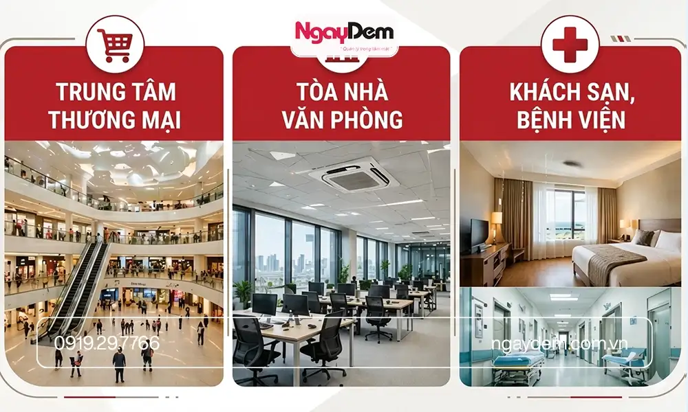 Khu vực Sửa chữa hệ thống điều hòa trung tâm VRV / VRF