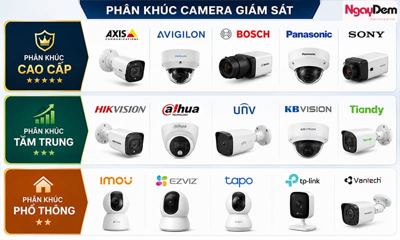 Các loại camera cho từng phân khúc phù hợp với công trình Lắp đặt camera cho khách sạn, nhà nghỉ
