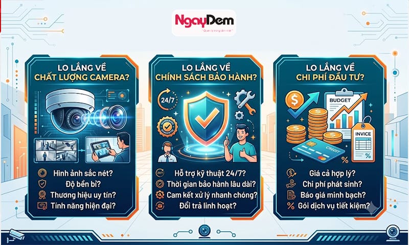 Điều bạn đang lo lắng khi muốn lắp camera cho nhà nghỉ, khách sạn lắp đặt camera cho khách sạn