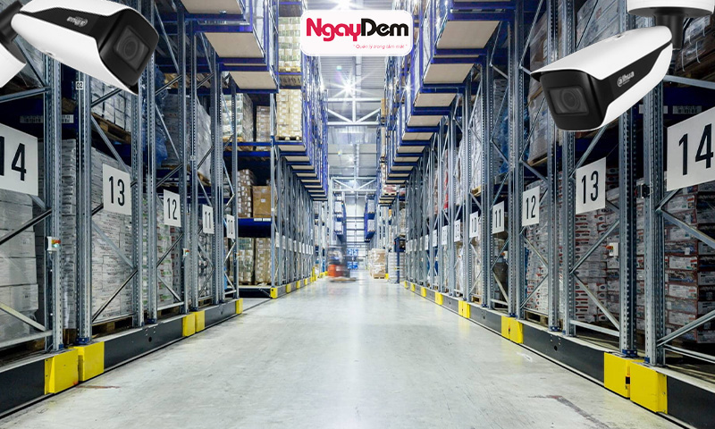 Dễ dàng quản lý kho khi lắp đặt camera cho kho lạnh lắp đặt camera cho nhà xưởng