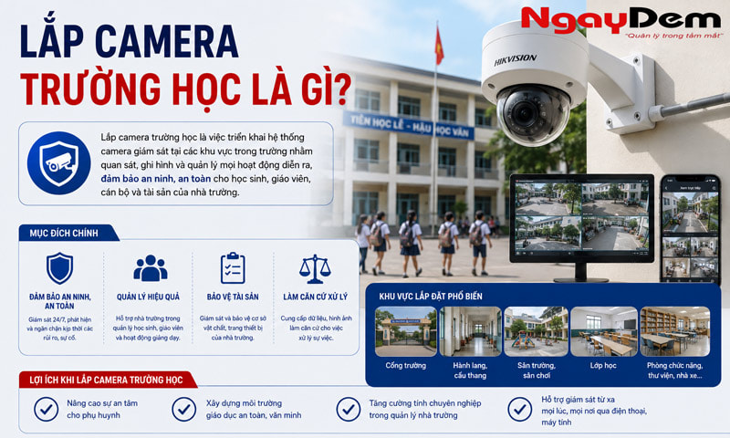 Lắp camera trường học là gì?