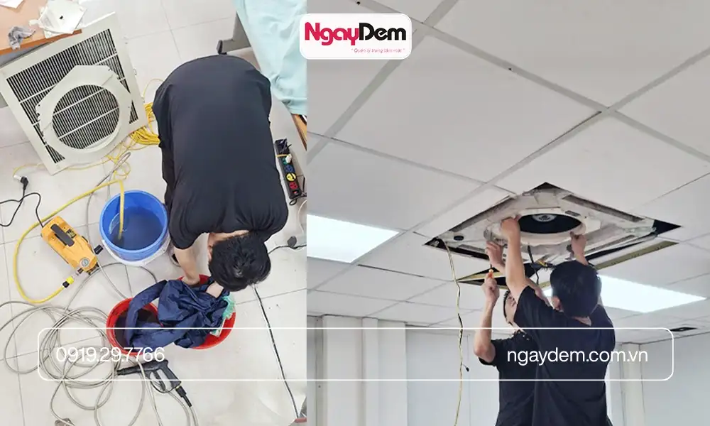 Quy trình sửa chữa điều hoà dân dụng tại Ngày Đêm