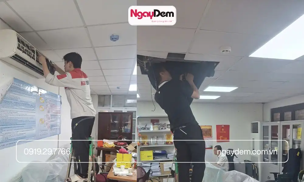Sửa chữa điều hoà cho nhà máy - Khu công nghiệp tại Ngày Đêm - uy tín chất lượng - xử lý nhanh
