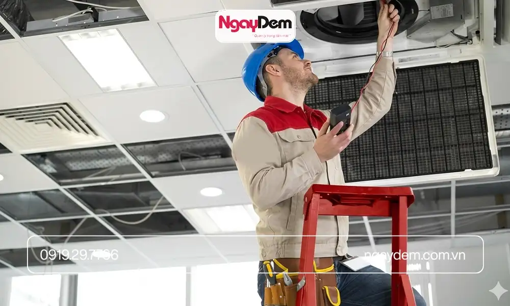 Dịch vụ điều hoà văn phòng Ngày Đêm – Có mặt 24/7, hỗ trợ tận nơi