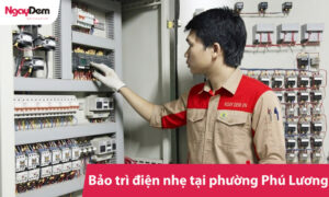 Bảo trì điện nhẹ tại phường Phú Lương
