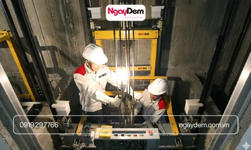 Cơ điện Ngày Đêm - Nhà thầu bảo dưỡng - bảo trì thang máy Fuji số 1 hiện nay