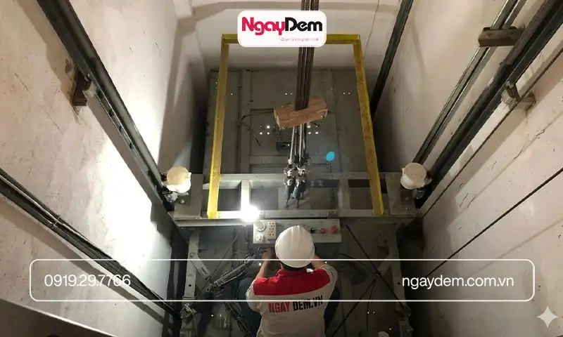 Chọn Cơ điện Ngày Đêm bảo dưỡng bảo trì thang máy - Khách hàng an tâm chất lượng, giá thành phải chăng