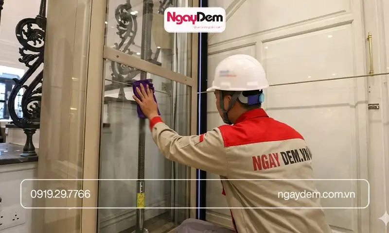 Xử lý sự cố thang máy Kalea - máy hoạt động ổn định