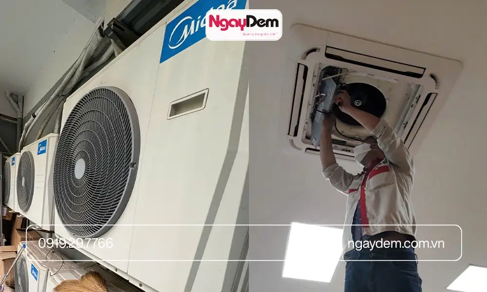 Bảo dưỡng điều hòa Midea tại Cơ điện Ngày Đêm mang đến cho bạn sự hài lòng nhất