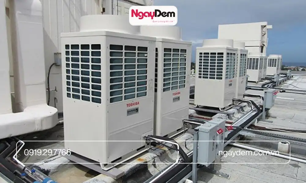 Bảo dưỡng điều hòa Toshiba tại cơ điện Ngày Đêm - chuyên nghiệp - giá rẻ