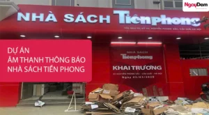 Bảo dưỡng hệ thống âm thanh thông báo cho Nhà sách Tiền Phong