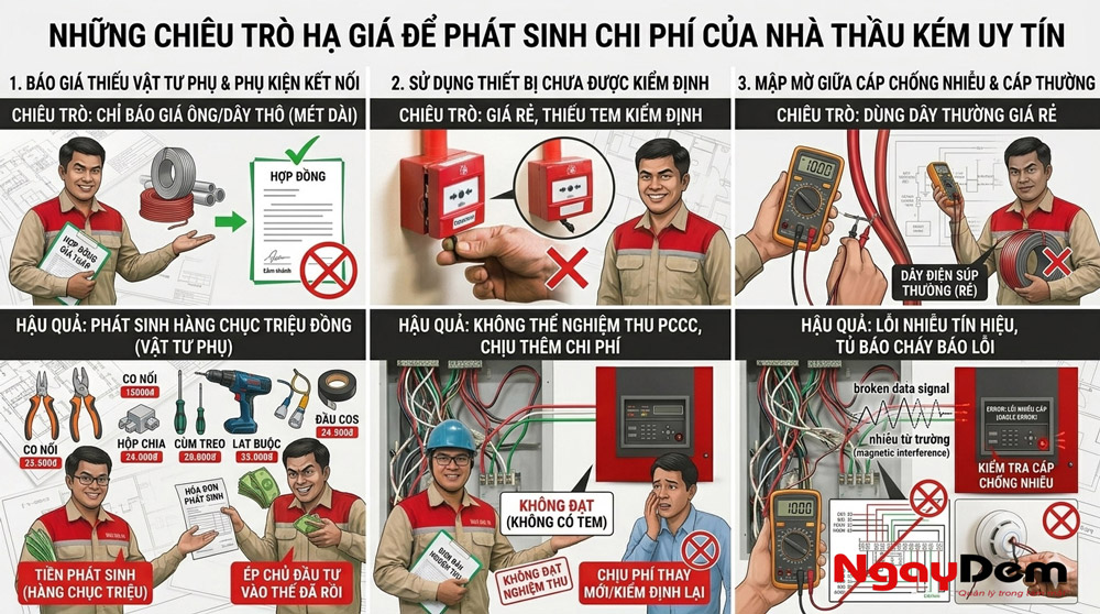 Báo giá lắp đặt hệ thống báo cháy