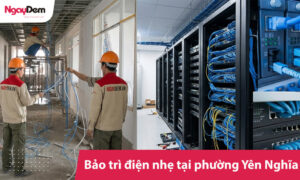 Bảo trì điện nhẹ tại phường Yên Nghĩa