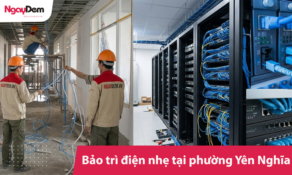 Bảo trì điện nhẹ tại phường Yên Nghĩa