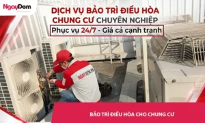 Dịch vụ bảo trì điều hòa cho chung cư định kỳ - Không lo sự cố