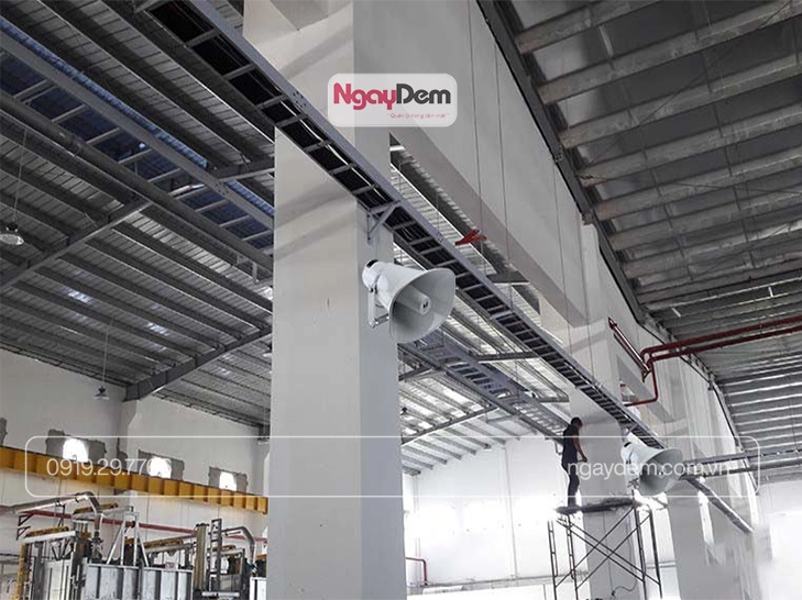Bảo trì hệ thống âm thanh thông báo cho nhà máy – khu công nghiệp