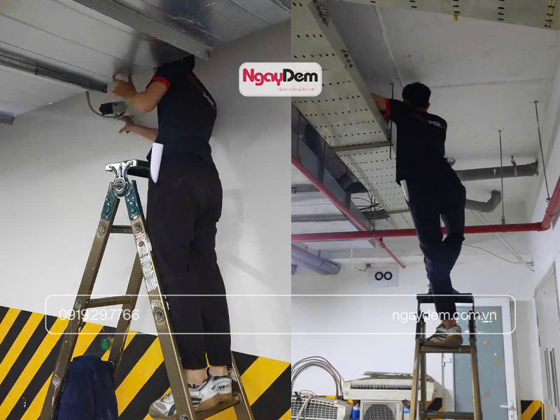 Bảo trì hệ thống camera cho phòng Giao dịch MBbank 21 Cát Linh