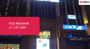 Bảo trì hệ thống camera cho phòng Giao dịch MBbank 21 Cát Linh