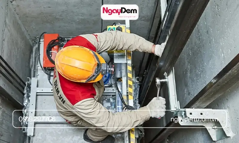 Bảo trì thang máy chở hàng hoá - Uy tín chuyên nghiệp tại Cơ điện Ngày Đêm