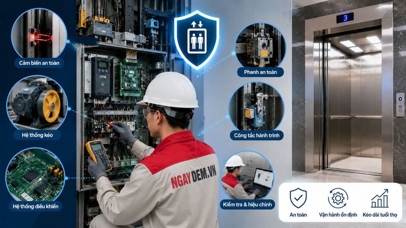 Đặc điểm của bảo trì thang máy OTIS khác gì so với các dòng thang máy khác?