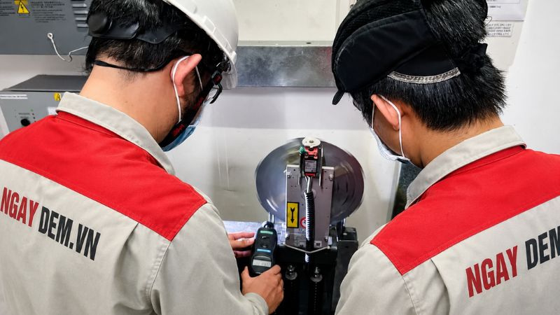 Khu vực phòng máy (Động cơ & Tủ điều khiển)