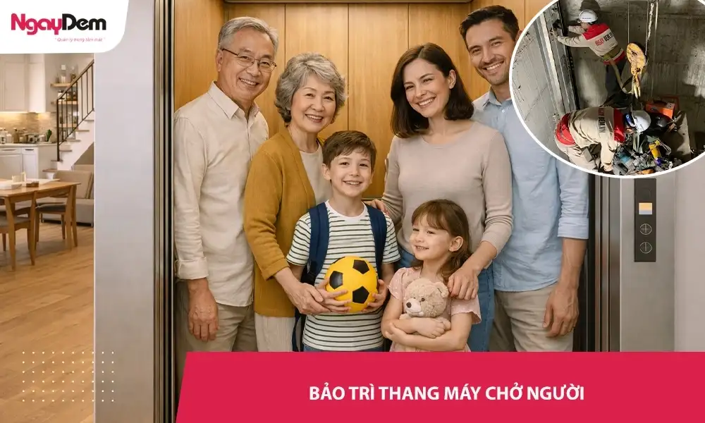 Bảo trì thang máy chở người đúng chuẩn – Hạn chế sự cố bất ngờ
