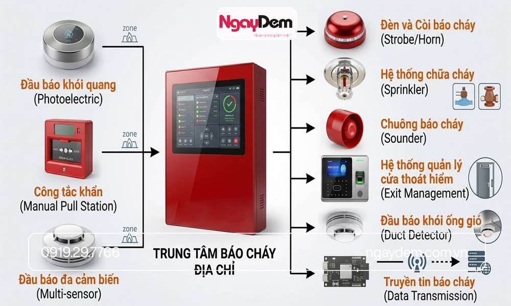 Chi phí lắp đặt thiết bị truyền tin báo cháy