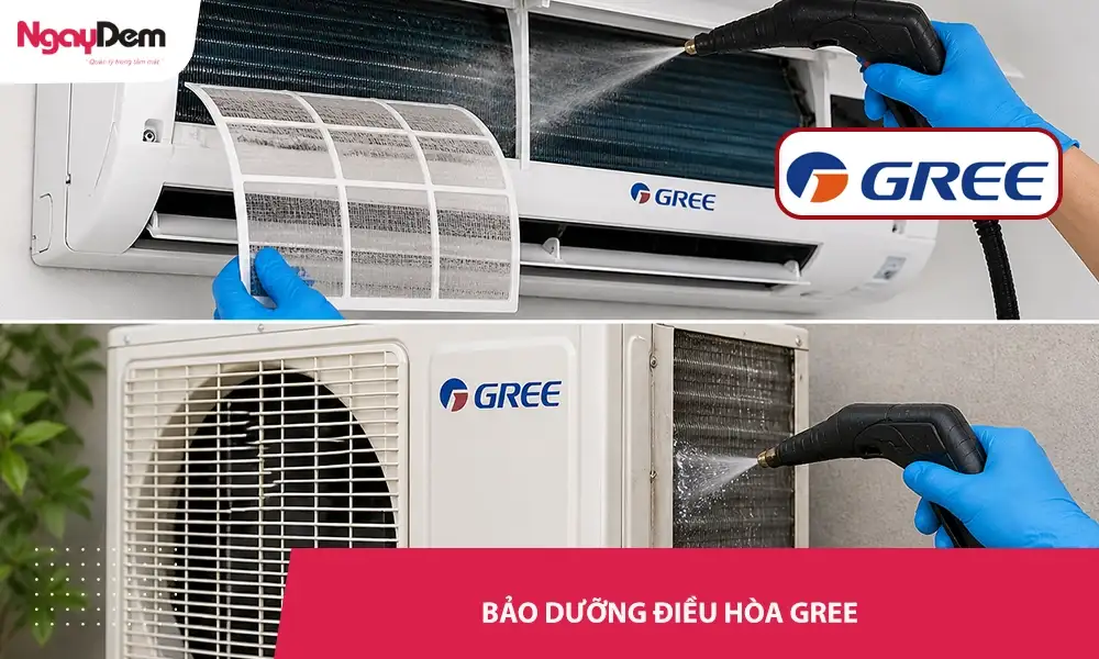 Bảo dưỡng điều hòa Gree giá rẻ – xử lý nhanh, không lo chi phí ẩn