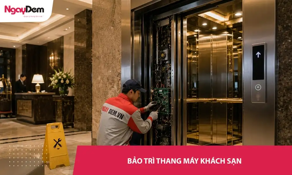 Bảo trì thang máy khách sạn: Vận hành êm ái – Đảm bảo an toàn