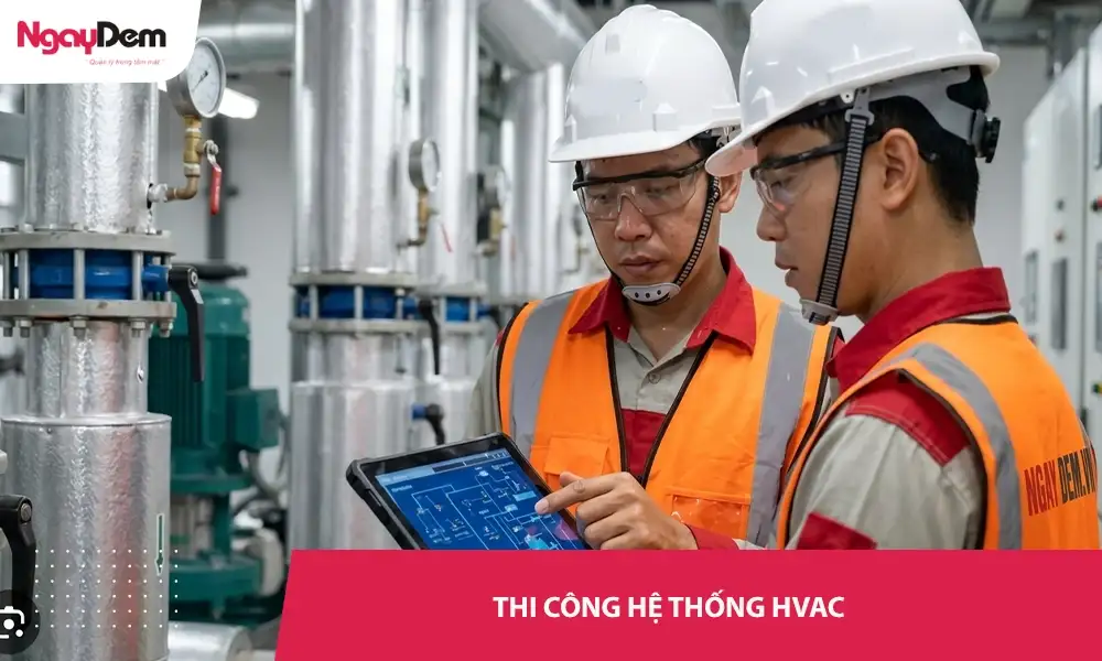 Chọn Cơ điện Ngày Đêm - đảm bảo dịch vụ thi công hệ thống HVAC đạt chuẩn