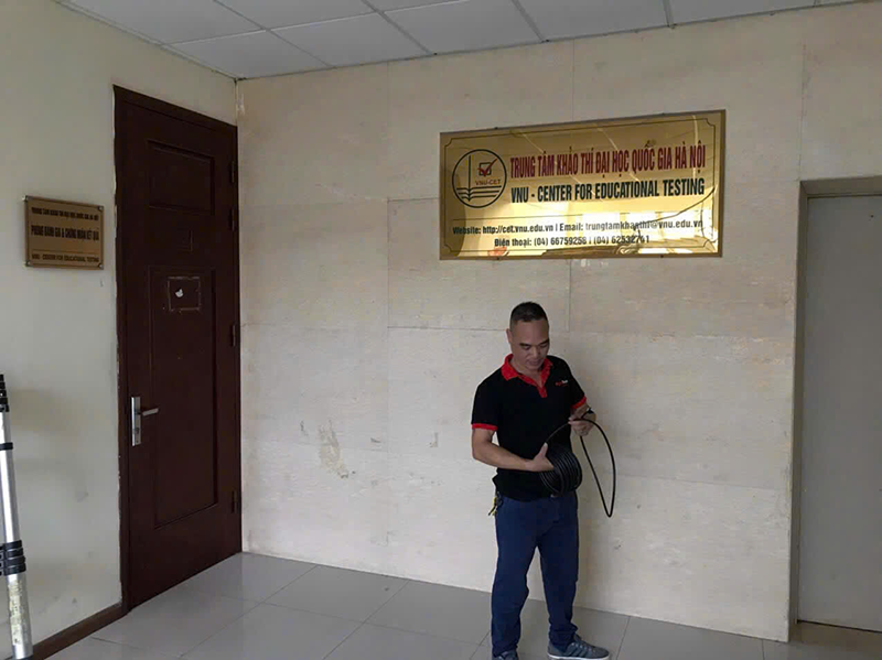 Dự án bảo dưỡng hệ thống Camera cho Đại Học Quốc Gia Hà Nội
