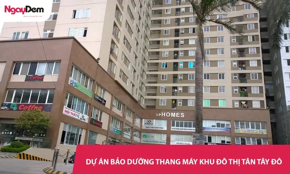 Dự án bảo dưỡng thang máy cho khu đô thị Tân Tây Đô