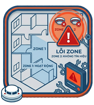 Lỗi zone / vùng báo cháy