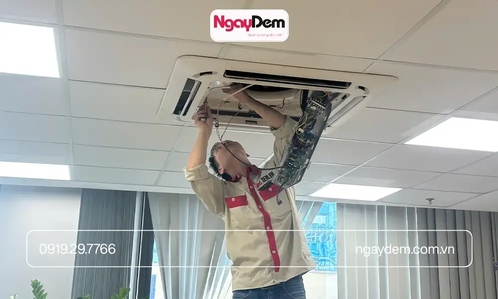 Lắp đặt dàn lạnh điều hoà