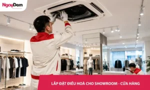 Thi công lắp đặt điều hoà Showroom – cửa hàng trọn gói giá rẻ