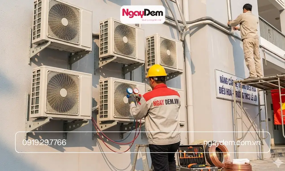 Thi công lắp đặt cho mọi công trình trường học
