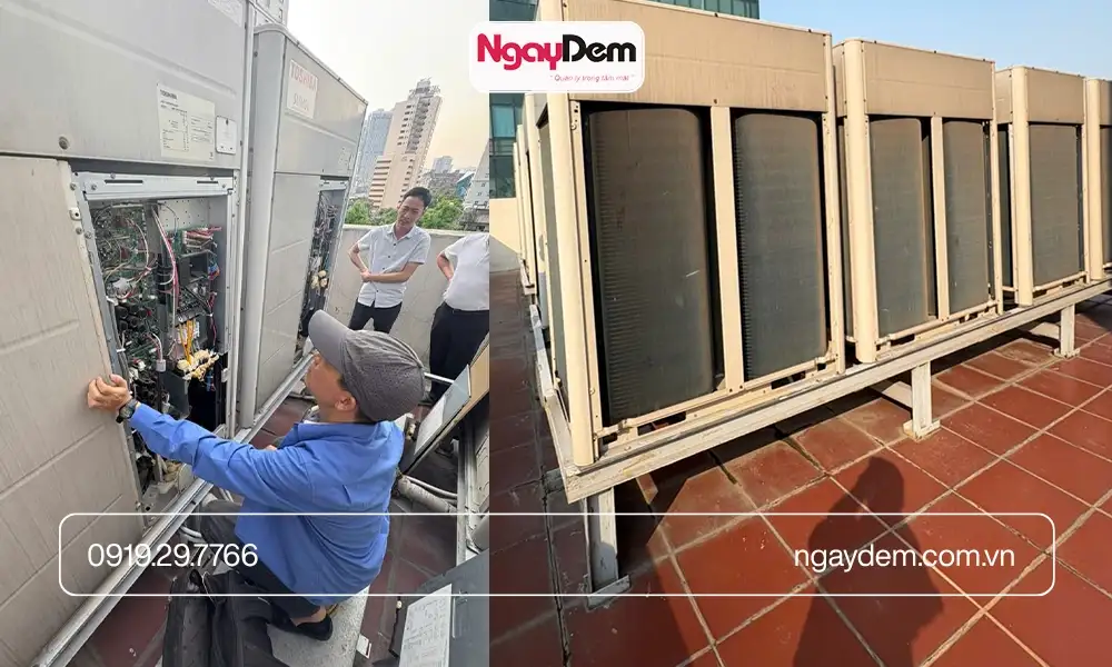 Cơ điện Ngày Đêm - thi công lắp đặt điều hoà công nghiệp uy tín hàng đầu