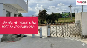 Lắp đặt hệ thống kiểm soát cửa ra vào tại nhà máy Formosa