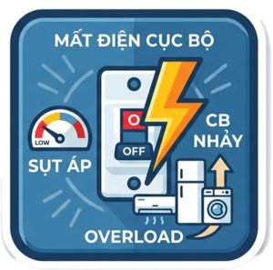 Mất điện cục bộ / quá tải