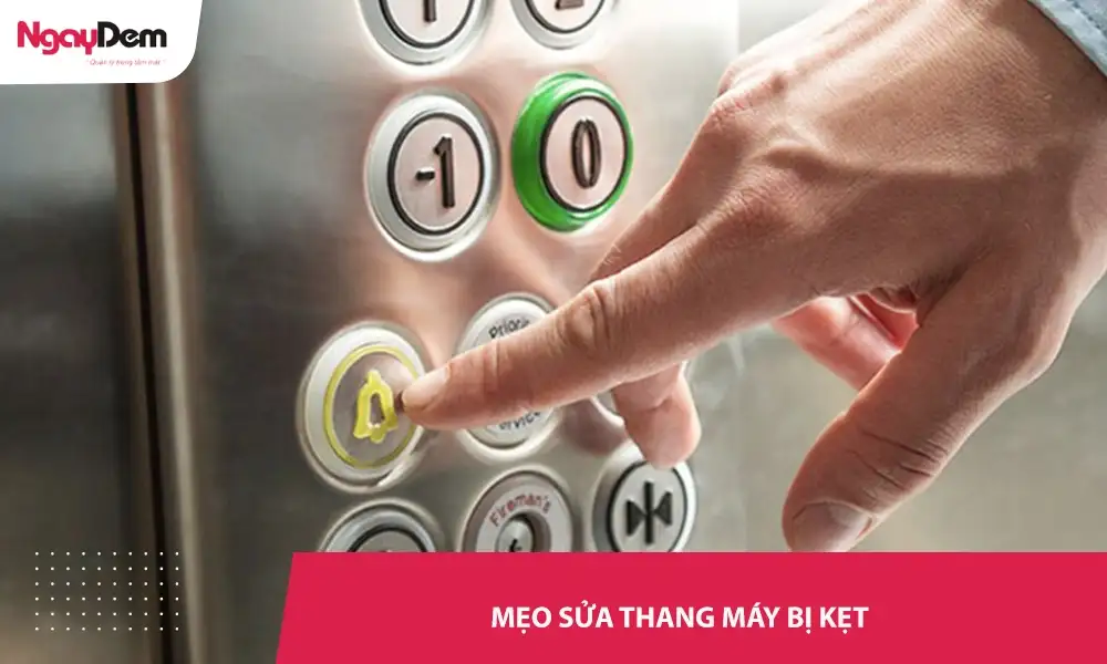 Mẹo sửa thang máy bị kẹt nhanh chóng – Tránh hoảng loạn