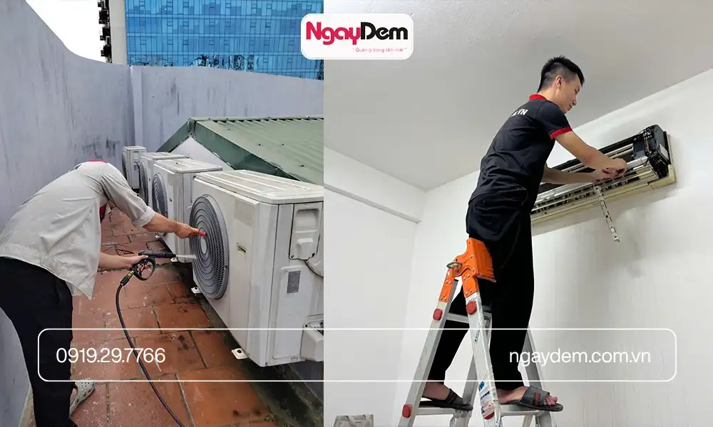 Cơ điện Ngày Đêm - chuyên bảo dưỡng điều hòa Funiki giá rẻ, xử lý nhanh gọn
