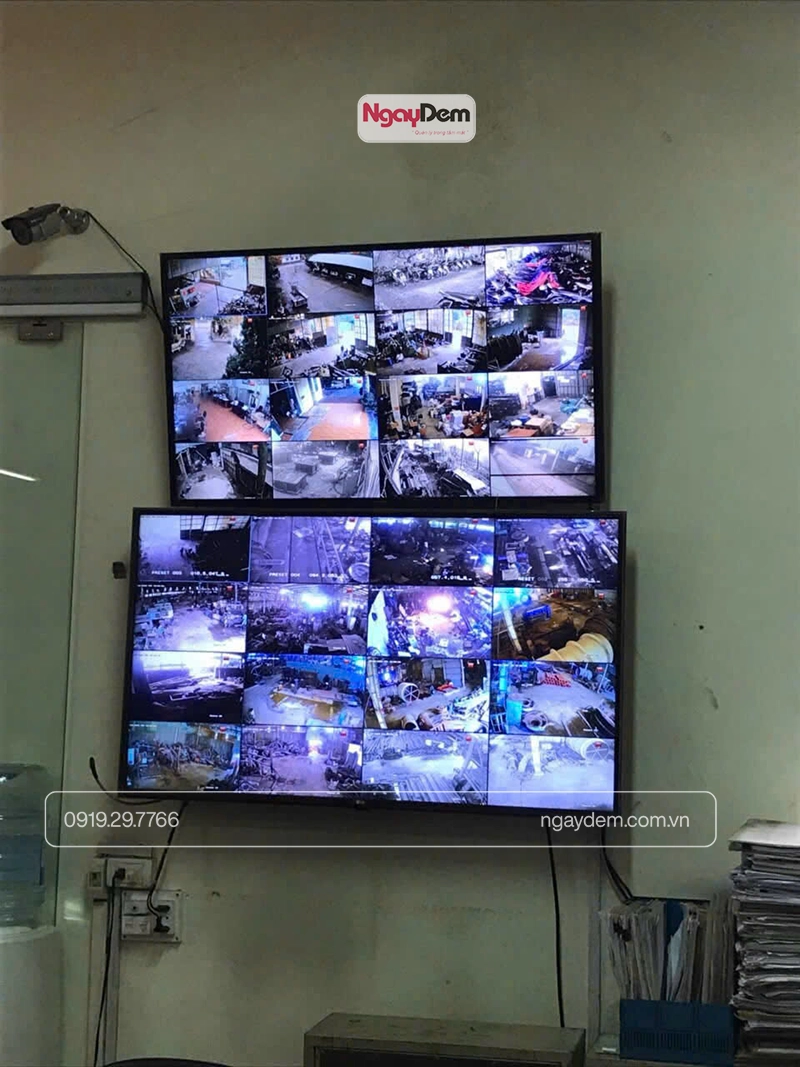 Ngày Đêm bảo trì Camera giám sát cho Nhà máy bao bì Đại Dương