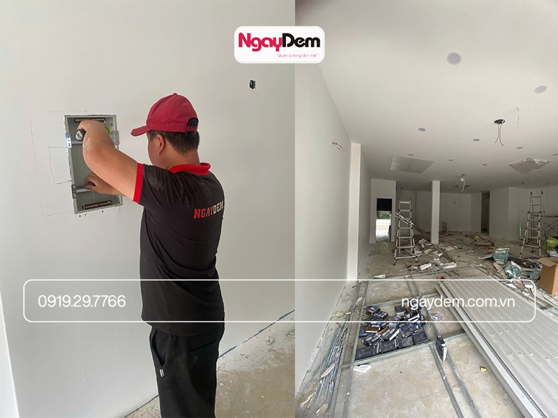 Ngày Đêm thi công cơ điện CANIFA Phổ Yên Thái Nguyên | Trọn gói M&E