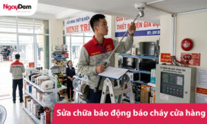 Sửa chữa báo động báo cháy cửa hàng